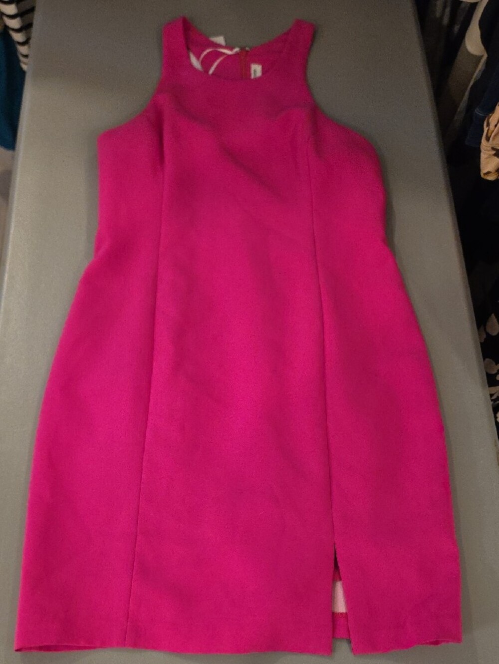 Amanda Uprichard colada Hot Pink Racerback dress. Size M new with tags - Picture 10 of 11